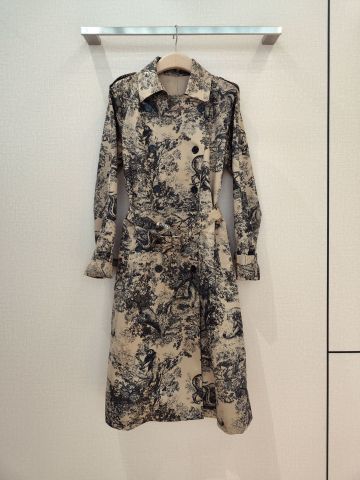 Áo măng tô nữ Dior* hoạ tiết bức tranh đẹp sang SIÊU CẤP mẫu mới