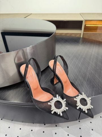 Giày cao gót Amina* Muaddi* cao 9,5cm cao cấp