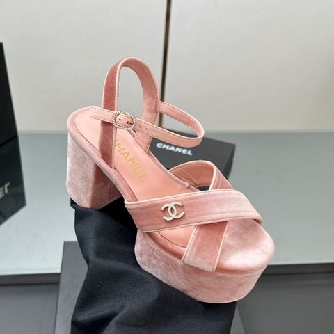 Sandal cao gót CHNEL*  platform đế cao