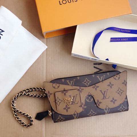 Clutch LV nam nữ hoạ tiết Monogram 25cm