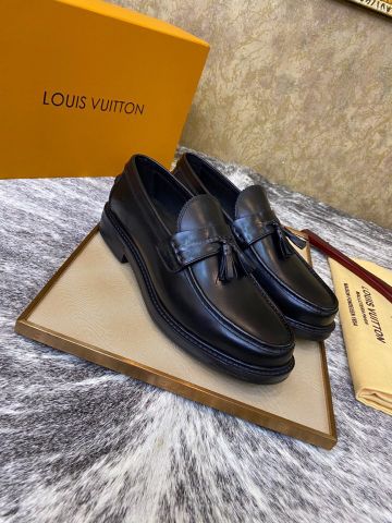 Giày nam Loafer LV* da bê mềm đẹp lịch lãm VIP 1:1 Chất lượng hàng đầu