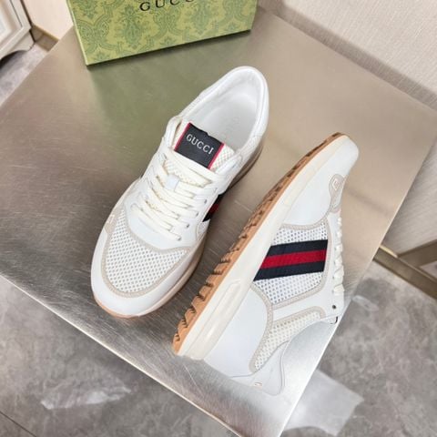 Giày thể thao nam GUCCI* da bò đẹp SIÊU CẤP 2 màu