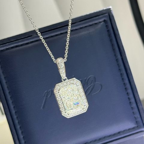 Dây chuyền chopard* mặt đá vuông đẹp sang VIP 1:1