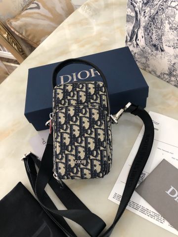 Túi DIOR* nam nữ sz mini hoạ tiết oblique đẹp cao cấp