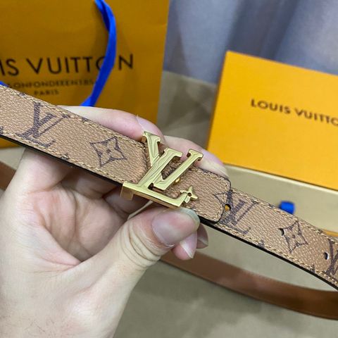 Belt nữ LV* bản 2.0cm dây hoạ tiết Monogram