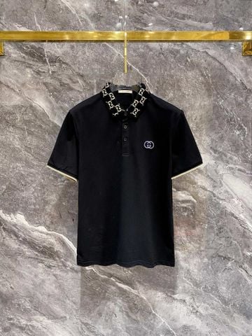 Áo polo nam GUCCI* cổ phối hoạ tiết Logo VIP 1:1