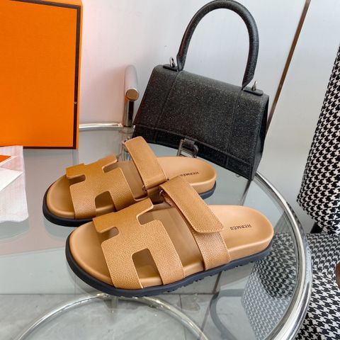 Sandal nam nữ Hermes* dáng khoẻ da nhám nhiều màu đẹp VIP 1:1