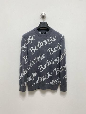 Áo len nam nữ Balenciaga* hoạ tiết chữ cao cấp