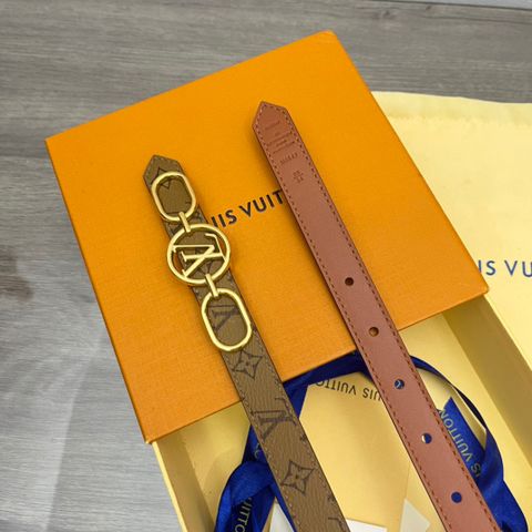 Belt nữ LV* bản 2cm dây hoạ tiết Monogram dùng 2 mặt kiểu đẹp sang