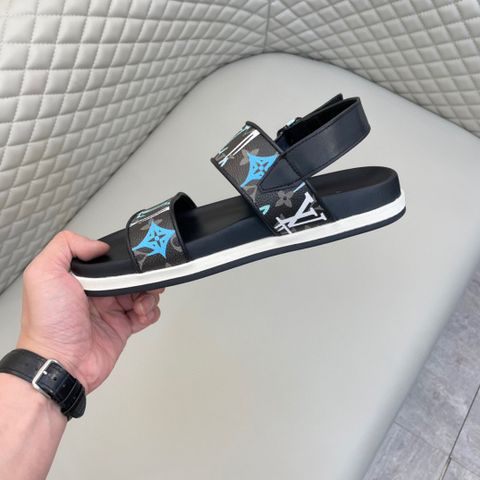 Sandal nam LV* quai hoạ tiết Monogram màu  mới cao cấp