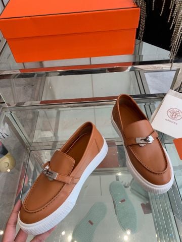 Giày slip on nam nữ Herme*s Game Kelly
