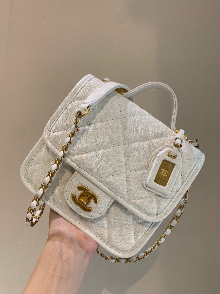 Túi Xách Chanel Classic 23A Siêu Cấp Da Lì Size 21cm