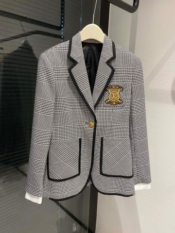 Áo Vest Xanh Ghi Cổ Sam Và Juyp Bút Chì Xanh Ghi Xẻ Trước  HelenKieu