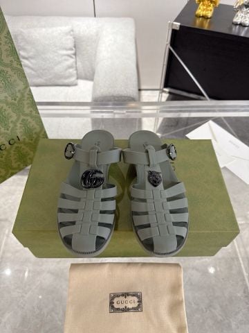 Dép rọ GUCC* nam nữ  Jelly Sandal – Phiên bản Couple unisex