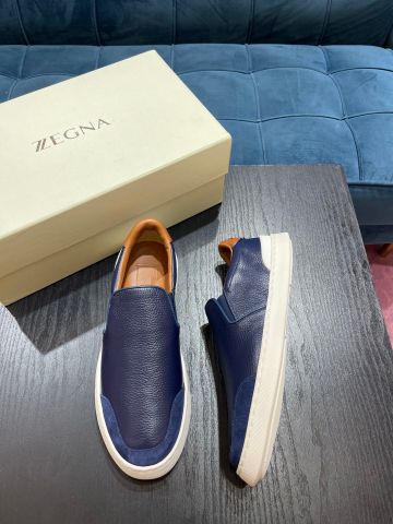 Giày slip on nam zegna* SIÊU CẤP da bò mềm