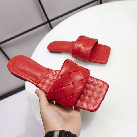 Dép nữ Bottega VENETA quai da bò đan đẹp sang Super