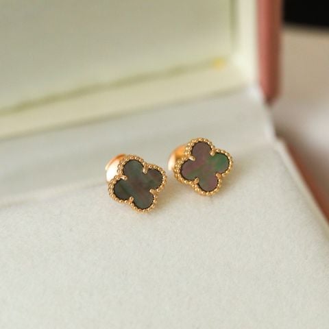 Bông tai mini cỏ bốn lá Van* Cleef*
