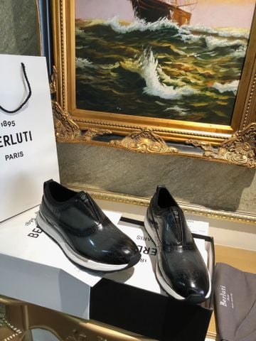 Giày nam Berlut*i slip-on Scritto Patina