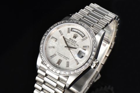 Đồng hồ nam nữ rolex* case 36mm dây kim loại đẹp sang VIP 1:1