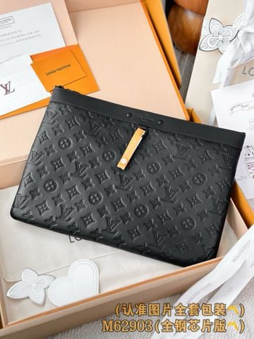 Clutch L*V nam nữ  Pochette To-Go phiên bản Monogram Shadow