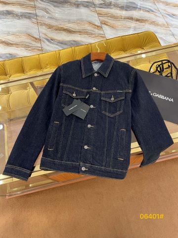 Áo khoác jeans nam DG* màu xanh đậm đẹp cao cấp