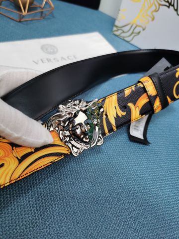 Belt nam VERSACE* mặt medusa dây hoa văn đẹp độc SIÊU CẤP