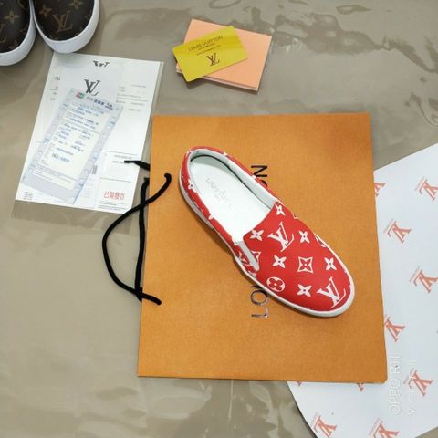 Giày slip on nữ LV hoạ tiết Monogram