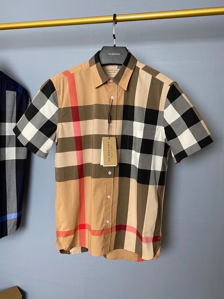 Áo Sơ Mi Burberry Check Cotton Poplin Shirt  Centimetvn