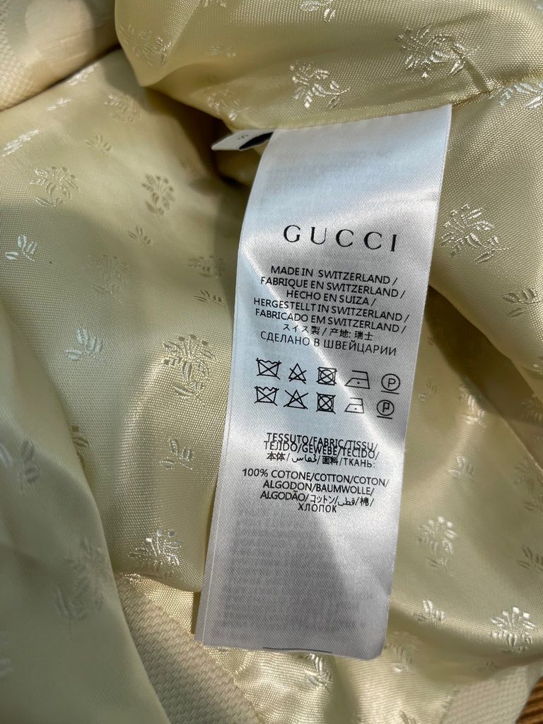 Áo vest nữ GUCCI* hoạ tiết logo trắng khuy vàng đẹp sang SIÊU CẤP 2400 –  lien fashion