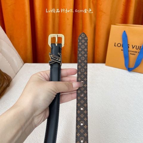 Thắt lưng nữ L*V  Monogram 2.0cm