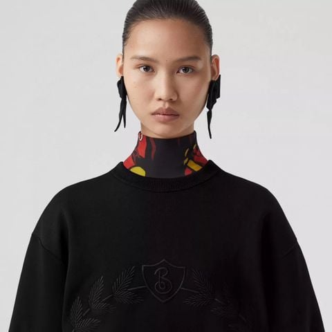 Áo pull nam nữ BURBERRY* thêu Logo đẹp VIP 1:1