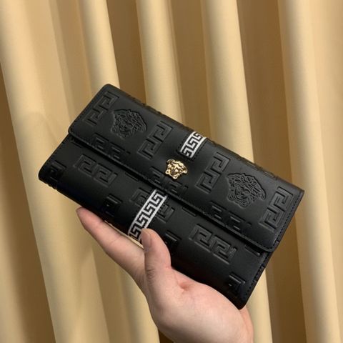 Ví nam VERSACE da dập hoạ tiết nổi đẹp size 21cm hàng cao cấp