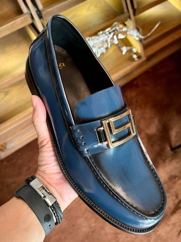 Giày nam Loafer VERSACE* da bóng mờ đẹp lịch lãm VIP 1:1