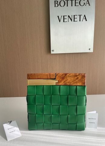 Clutch nữ BV* BOTTEGA* da đan VIP 1:1 kiểu đẹp độc đáo mẫu mới