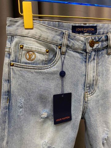 Quần jeans nam rách LV* đẹp độc SIÊU CẤP