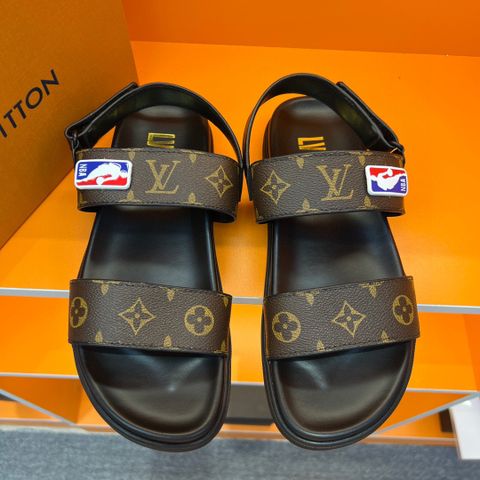 Sandal nam LV* quai hoạ tiết Monogram cao cấp