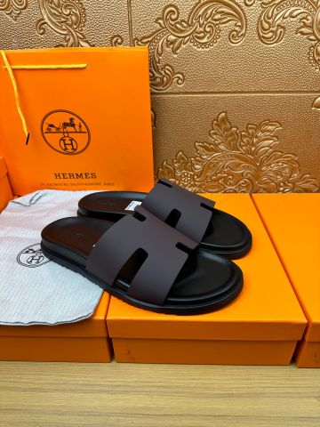 Dép nam HM* quai da bò nhiều màu đẹp cao cấp