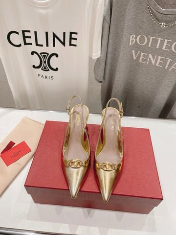 Giày cao gót VALENTINO* cao 6cm mũi nhọn da bóng