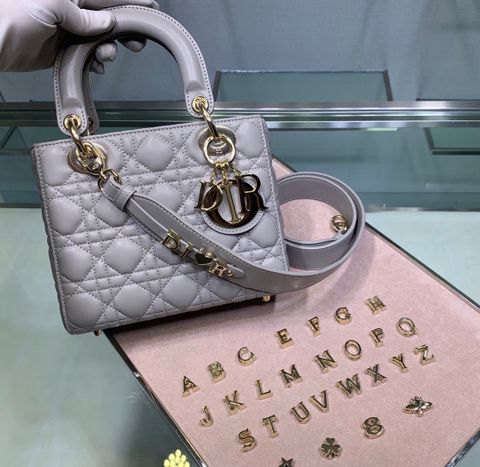 Túi xách nữ Dior lady da lỳ size 20cm đẹp sang