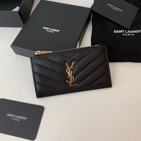 Ví đựng thẻ YSL* dài 13cm da hạt cao cấp