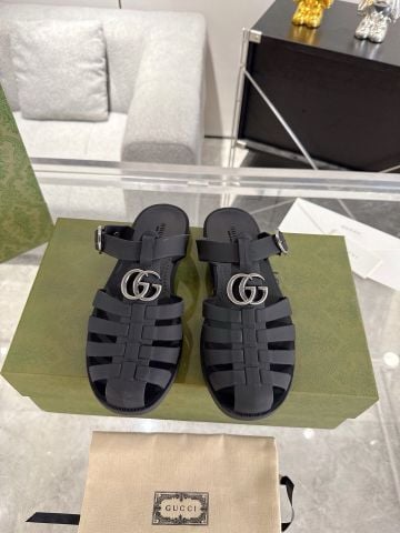 Dép rọ GUCC* nam nữ  Jelly Sandal – Phiên bản Couple unisex