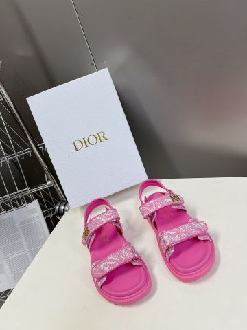 Sandal nữ Dior* quai hoạ tiết hàng độc