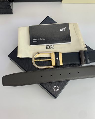 Belt nam Mont* Blanc* lịch lãm có 3 màu đẹp da bò cao cấp