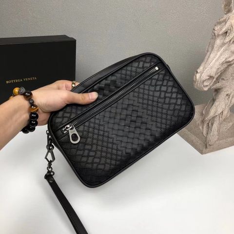 Clutch BV Bottega* nam nữ 24cm da bò đan nhập khẩu chất mềm đẹp chuẩn xịn nét SIÊU CẤP