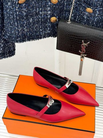 Giày bệt Herme*s  Mary Jane Kelly buckle