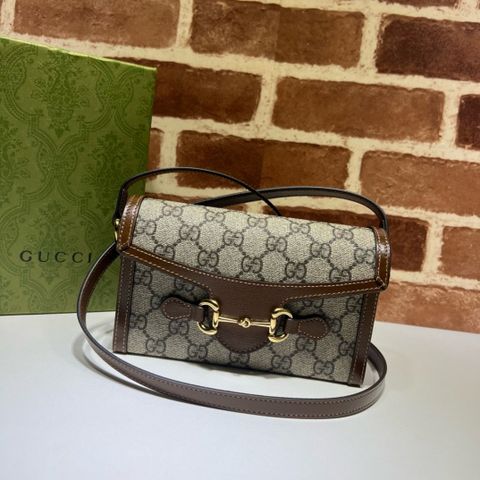 Túi xách nữ GUCCI* 18cm canvas hoạ tiết logo