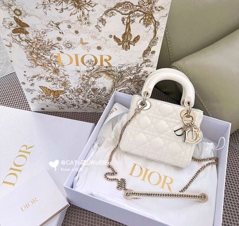Túi xách nữ Dior* lady mini 17cm đủ màu đẹp VIP 1:1