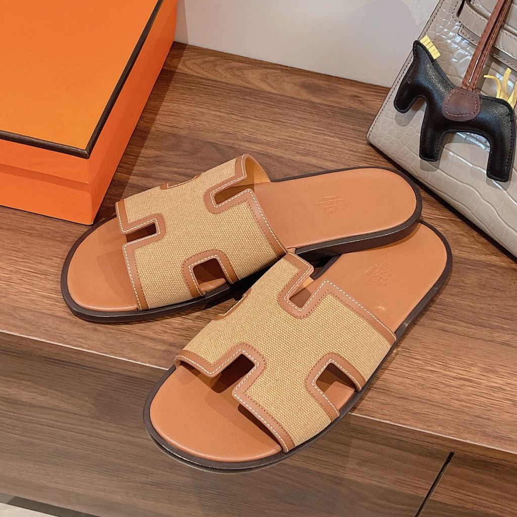 DÉP NAM HERMES* LIKE AUTH 1:1 QUAI VẢI LÓT DA BÊ XỊN ĐẸP