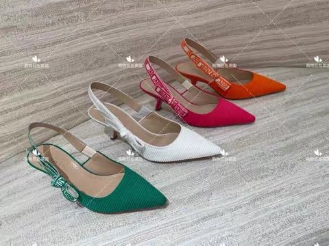 Giày cao gót Dior* SIÊU CẤP chất vải nhiều màu mới đẹp loại cao 6cm và 9,5cm