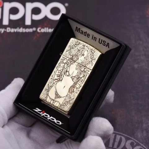 Bật lửa zippo trạm hoa văn / hình đẹp độc cao cấp